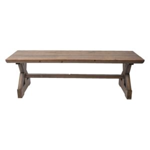Dřevěná lavice - 131*33*41 cm Clayre & Eef