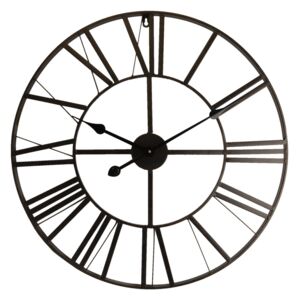 Kovové hodiny s římskými číslicemi - Ø 60*4 cm Clayre & Eef
