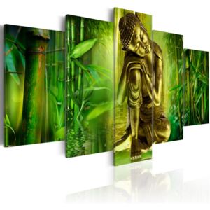 Obraz na plátně Bimago - Young Buddha 100x50 cm