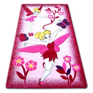 Makro Abra Dětský kusový koberec HAPPY C224 růžový Víla 140 x 190