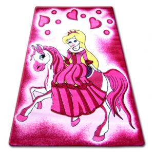 Makro Abra Dětský kusový koberec HAPPY C187 růžový Princezna 240 x 330