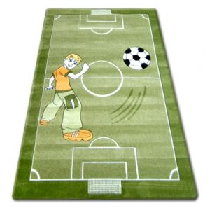 Makro Abra Dětský kusový koberec HAPPY C225 Fotbalové hřiště zelený 200 x 280