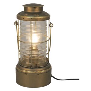 Kovová stolní lampa Bronze Gold - 17*16*47 cm E27*1