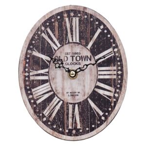 Stolní hodiny Old Town - 15*5*18 cm / 1xAA