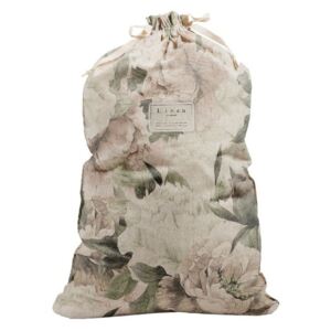 Látkový vak na prádlo s příměsí lnu Linen Couture Bag Lily, výška 75 cm
