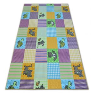 Balta Kusový dětský koberec PETS se zvířátky vícebarevný 100 x 200