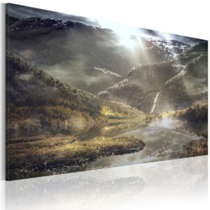 Obraz na plátně Bimago - The land of mists 60x40 cm