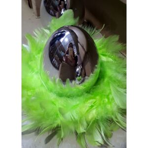 Perleťový fialový velikonoční zajíček - 8*10 cm Exner
