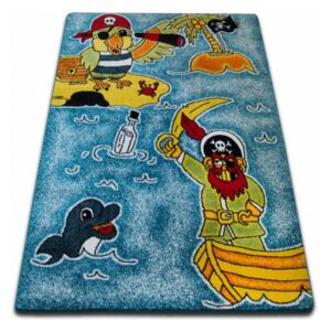 Makro Abra Dětský kusový koberec KIDS C416 Piráti modrý 200 x 280