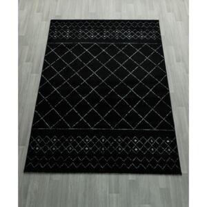 Kusový koberec Lucca 1830/Black Rozměry: 120 x 170