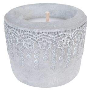 Svíčka v keramickém obalu - Ø 12*10 cm