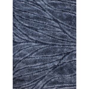 Makro Abra Kusový koberec shaggy TWINGO DROP 2341C modrý 70 x 140
