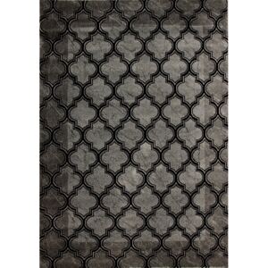 Makro Abra Kusový koberec ROXY 8359C černý 80 x 150