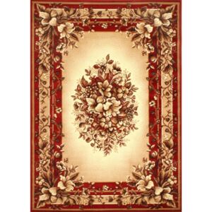 Balta Kusový koberec GOLD 323/22 červený krémový 50 x 70