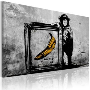Obraz na plátně Bimago - Inspired by Banksy 60x40 cm