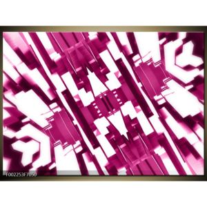 Abstraktní růžový obraz (F002253F7050)