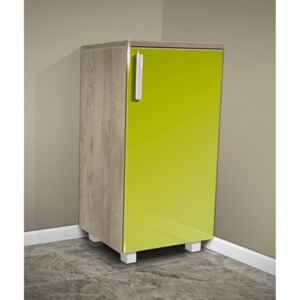 Nabytekmorava Koupelnová skříňka K5 barva skříňky: dub stříbrný, barva dvířek: lemon lesk