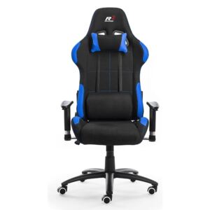 Herní židle k PC Sracer R2 s područkami nosnost 130 kg černá-modrá