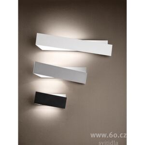 Linealight 7002 Zig Zag, italské nástěnné svítidlo z hliníku v bílé úpravě, 1x36W (energeticky úsporné), 58cm