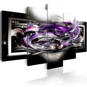 Obraz na plátně Bimago - Purple smoke 100x50 cm