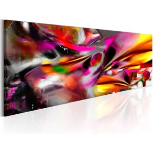 Obraz na plátně Bimago - Fiery Expression 135x45 cm