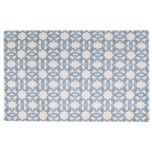 Vysoce odolný kuchyňský koberec Webtappeti Tiles Blue, 60 x 220 cm