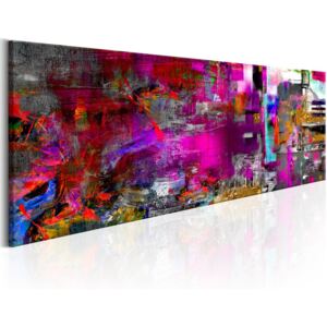 Obraz na plátně Bimago - Purple Orangery 120x40 cm