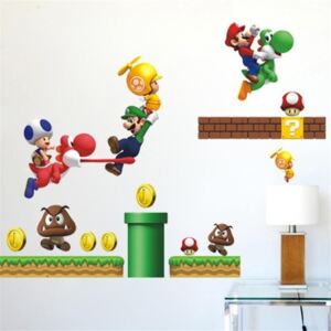 U Foťáka Samolepka na zeď Super Mario 45x60cm