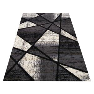 Koberec Soho 06 černo-bílý - 80x150 cm