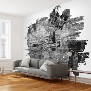 Fototapeta Bimago - Black-and-white New York collage + lepidlo ZDARMA 250x193 cm