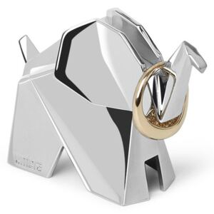 Šperkovnice ve tvaru slona Umbra Origami Animal | lesklá stříbrná