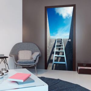 Fototapeta na dveře Bimago - Ladder to heaven + lepidlo zdarma 70x210 cm