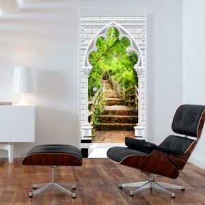 Fototapeta na dveře Bimago - Gothic arch and stone staircase + lepidlo zdarma 70x210 cm