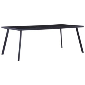Jídelní stůl Carey - tvrzené sklo - černý | 200x100x75 cm