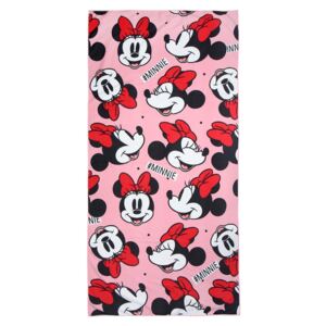 Dětský ručník - osuška Disney: Minnie Mouse (140 x 70 cm) bavlna polyester