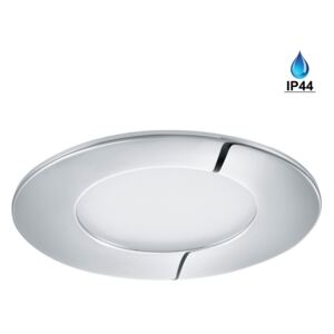 Eglo 96053 FUEVA 1 - LED podhledové svítidlo do koupelny Ø 8,5cm, 2,7W, 3000K, lesklý chrom, IP44