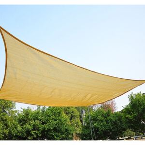 Stínící plachta proti slunci 3 x 3 m HDPE | písková