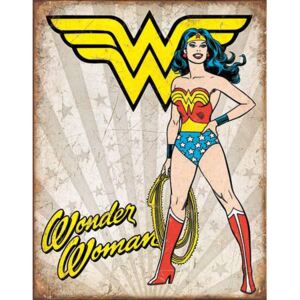 Plechová cedule: Wonder Woman - 40x30 cm