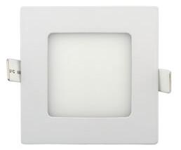 LED vestavný mini panel 3W čtverec bílý 195 lm 6000K