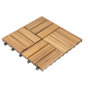 Dřevěná dlaždice 30 x 30 cm mozaika | akáciové dřevo