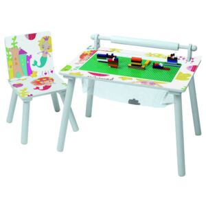 L-W Toys Multifunkční hrací stůl Malá mořská víla