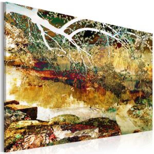Obraz na plátně Bimago - park: abstrakce 60x40 cm