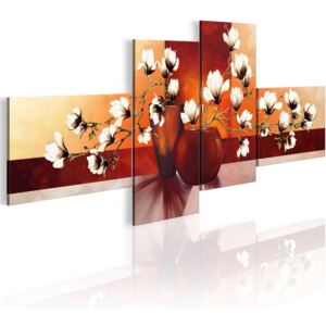 Obraz na plátně Bimago - Magnolia 100x45 cm
