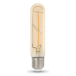Diolamp LED Tubular T30 Gold E27 2W 2700K retro LED žárovka