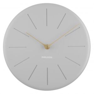 Karlsson Designové hodiny šedé Present time KA5772GY