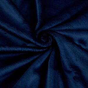 XPOSE® Prostěradlo MINKY - tmavě modrá 90x200 cm