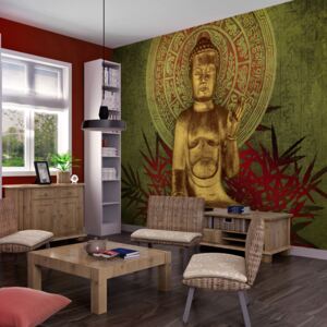 Fototapeta Bimago - Golden Buddha + lepidlo zdarma 200x154 cm
