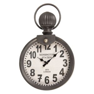 Vintage nástěnné hodiny s designem stopek - 30*13*49 cm/1xAA