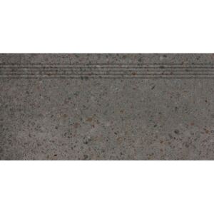 Schodovka Rako Piazzetta černá 30x60 cm mat DCPSE789.1
