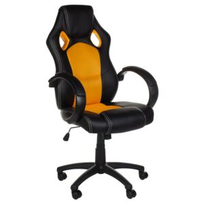 CorpoComfort Kancelářská / Herní židle MONAKO - oranžová